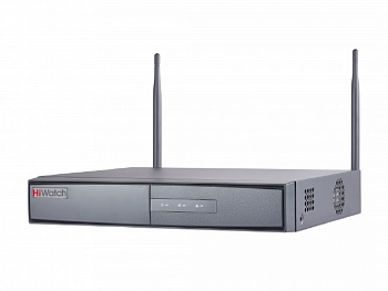 HiWatch DS-N304W(B) 4-х канальный WiFi 2.4ГГц IP-регистратор                  