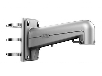 Hikvision DS-1602ZJ-pole-P Крепление на столб, серое, для DS-2CD6Axx камер, алюминий, 117×194×310мм