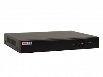 HiWatch DS-H308QA(C) 8-ми канальный гибридный HD-TVI регистратор c технологией AoC (аудио по коаксиа