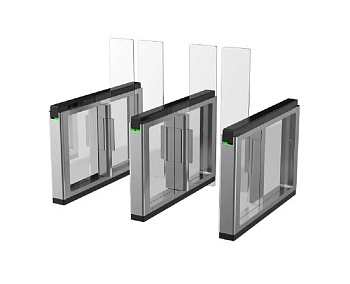 Hikvision DS-K3B802BX-M/MPg-Dg65-90H12 Турникет с распашными створками